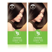 TS 착한염색 1제 60g + 2제 60g 세트, 5호 자연흑갈색, 5개