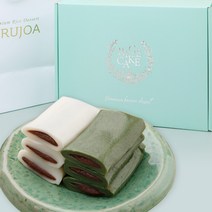 시루조아 우리쌀 굳지않는 2색 앙금절편(흰10개+쑥10개) 민트 선물세트 1.4kg, 70g, 20개
