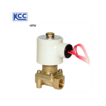 KCC정공(주) HPW102 HPW103 (AC110V AC220V DC24V) 물용 공기에어용 솔레노이드밸브, AC110V (HPW102)