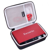 여행가방 여행용가방 수납력이좋은가방 Focusrite Scarlett Solo 2i2 용 LTGEM EVA 하드 여행용 USB 오디오 인터페이스