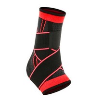 발목보호대 스포츠 반깁스 테이핑 압박 Skangduke 지원 농구 체육관 배드민턴 중괄호 보호 염좌 부상 힐 랩 슬리브 보호대, 빨간