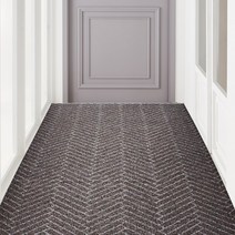 제이픽스 현관 코일매트 1200 x 1500 mm, 헤링본 블랙, 1개