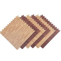 안마매트 히트상품 버블매트 거실 퍼즐 라지 거, T05-60*60*1(6매입), C08-다크나무무늬