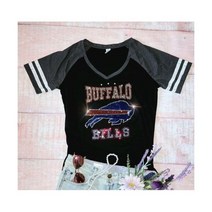 버팔로 빌 라인스톤 새 핏 V 티셔츠 S ~ 4X, M