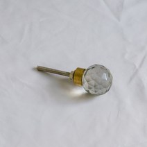 엔틱and데코 Glass Knob-12 크리스탈 가구손잡이 1구, 1개