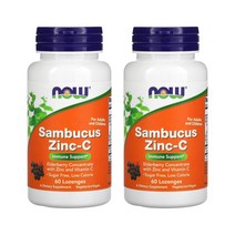 나우 푸드 삼부커스 아연C 엘더베리 아스코르브산 함유 60정 2개월 Sambucus, 1개
