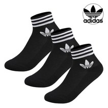 아디다스 트레포일 앵클 삭스 (EE1151) 스포츠양말, 없음