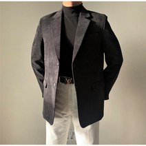 남자 오버핏 블레이저 마이 골덴 코듀로이 킹스맨 아우터