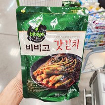 CJ 비비고 갓김치 400g x 1개, 종이박스포장