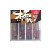 센터 스노클 스노쿨링 마스크 장비 4개/몫 6 후크 폭발 낚시 미끼 트랩 피더 케이지 날카로운 스테인레스, 01 Red_05 6