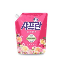 LG생활건강 샤프란 구연산플러스 핑크페스티벌 리필 2.1L 6개