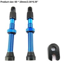 가정용nas 나스 nas 외장 하드 서버 구축 60mm 합금 스템 프레스타 밸브 + 도구 2 개 로드 MTB 자전거용, 05 Blue