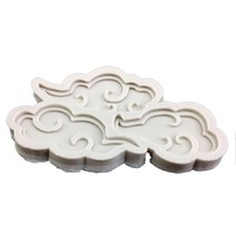 3D 길조 구름 구름 실리콘 고무 유연한 음식 안전 금형 점토 수지 세라믹 Candy Fondant Candy Chocolate Soap Mold