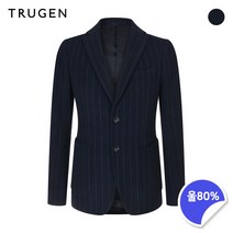 [트루젠] () 모혼방 스트라이프패턴 자켓 (TG9W0-MJK560)