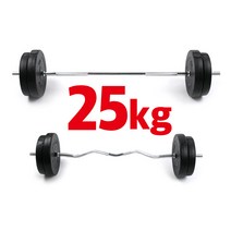 바투스포츠 25kg 역기 세트, 대봉