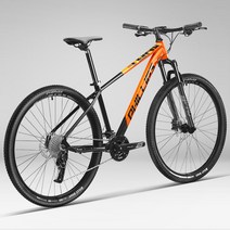 mtb 자전거 산악 자전거 29인치 알루미늄 합금 프레임 가변 속도 더블 디스크 브레이크 성인 오프로드 남성용 여성용, 26인치, n 1금금주황와이어접시 경량 알루미늄 프레임(컬렉, 27단