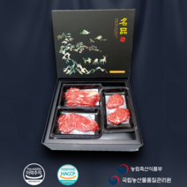 투플러스 한우 소고기 알등심 채끝 꽃등심 스테이크 선물세트, 알등심 스테이크 300g