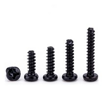 20-100pcs PB M1-M4 팬 헤드 블랙 전자 마이크로 나사 필립스호환 셀프 태핑 전화 컴퓨터, [08] M3       50pcs, [01] Black, [11] 25mm