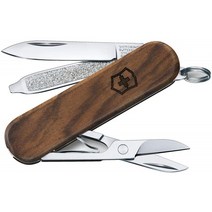 Victorinox Swiss Army Classic SD 포켓 나이프 멀티 툴-월넛 우드