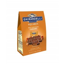 기라델리 밀크 초콜릿 캬라멜 453g 스퀘어 파우치 Ghirardelli Milk and Caramel Squares XL Bag 15.96 Ounce, 1set