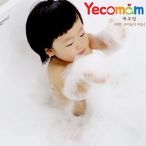 예꼬맘 사해소금 거품 목욕 유아 입욕제 파우치, 버블바스파우치[바나나]