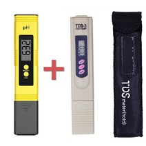 염도계 염도측정기 가정용 업소용 염도측정 tds 미터 0-9990ppm 디지털 ph 0, 가방이 있는 ph-tds-3