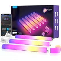 Govee 고비 글라이드 RGBIC 스마트 월 라이트 7피스 6Pcs+1Corner, Multi Color, 1개