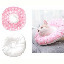 고양이 쿠션 넥카라 (핑크래빗-L) 목보호대 쿠션목커버 위생넥카라 냥이 고양이넥카라 반려동물 목커버