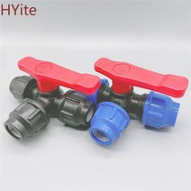 PE 3 방향 연결 파이프 밸브 플라스틱 T형 내경 20mm 25mm 32mm 40mm 50mm 63mm, [01] 20mm, [01] Black