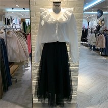 [파파야] SH01 프릴 블라우스 PNNRBL006A