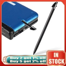 es) 개/갑 터치 스크린 스타일러스 펜 블랙 플라스틱 게임 연필 닌텐도 3DS N3DS XL LL 액세서리