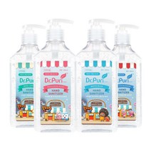 닥터퓨리 x 브레드이발소 겔타입 손소독제 500ml 4종 세트, 겔타입 손소독제 x 4종