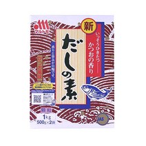 마루토모 다시노모토 가다랑어 국물스프 1kg 혼다시 가쓰오부시 분말 일본조미료, 2팩, 500g