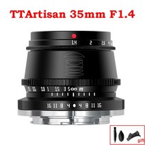 ttartisan 35mm f1.4 aps-c 수동 초점 카메라 렌즈 소니 e fujifilm fuji x nikon z m43 leica l sigma canon ef-m eos, 후지 X 마운트