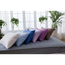 란침구 베개커버 누빔 순면 국내산 13 colors