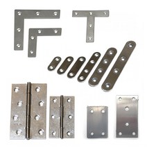 아이베란다 스텐 꺽쇠 ㄱ자 연결철물 코너 평철 브라켓 모음, 1-06.200x140mm (두께4T)