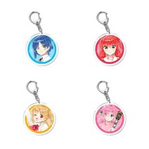 봇치 더 락 일본 굿즈 키링 6개 세트 열쇠 고리 키홀더 봇치 더 록 히토 키쿠리 니지카 료, 개, B-4종 세트