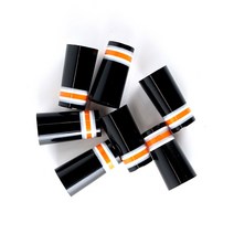 써클 디자인 골프 롱 소켓 페럴 페룰 피팅 10개 묶음, 그레이오렌지