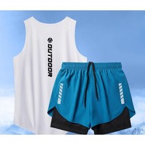 쿨 마라톤 복장 세트 러닝복 조깅 상하의 나시 여자마라톤복장 XL XXL XXXL 빅사이즈, 3XL, J