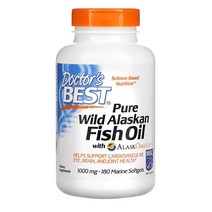 닥터스베스트 퓨어 와일드 알래스칸 피쉬오일 1000mg 180정 x 1개
