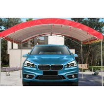 야외 캐노피 천막 대형 코스트고 임시차고 행사용, 3m x 5m (파란색) 주차 1대
