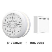 Aqara 스마트 홈 세트 M1S 허브 게이트웨이 Zigbee 무선 벽 스위치 도어 창 센서 릴레이 원격 제어 Xiaomi, [06] SET 6