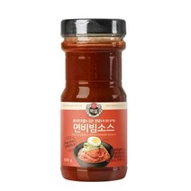 CJ더마켓 메뉴 개발 소스 만들기 황금 레시피 백설 면비빔용소스 양념 만능 비빔 국물 볶음 요리 국수 890G, 28개
