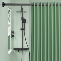 달기 BB921 저소음 화이트 블랙 블라인드설치 레일커튼 커튼레일 암막 라운드 브라켓, 85-140cm