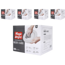 매직브라이트 뽑아쓰는 깨끗한 수세미 30p, 5개, 랜덤발송