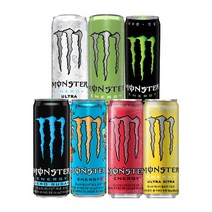 [코카콜라] 몬스터 에너지 355ml x 24캔 / 그린/시트라/파이프라인/울트라/파라다, 선택:몬스터 에너지 그린 355ml x 24캔