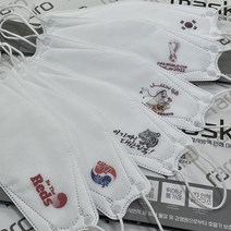 월드컵 응원 마스크 3D입체형 KF94 인쇄 25매, 중형_design 6