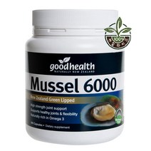 뉴질랜드 굿헬스 푸른홍합 6000mg 고함량 초록입홍합 300캡슐 녹색홍합, 1개, 단품, 300정