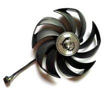 후드팬 환풍기설치방법오리지널 95mm PLD10010B12HH 4 핀 RTX3060 TI GPU 팬 MSI Radeon RX 6700 XT 게이, 02 Short term