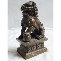 단초마을 청동 해태상 높이15cm 무게760g
